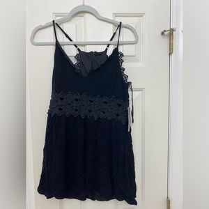 NWT Black lulus lace mini dress